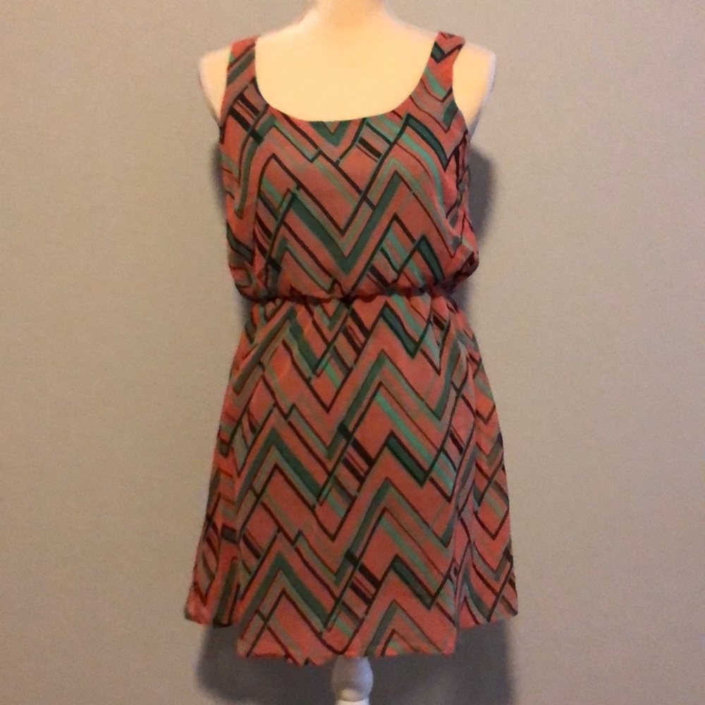 Orange and Aqua sundress NWT - Picture 1 of 5